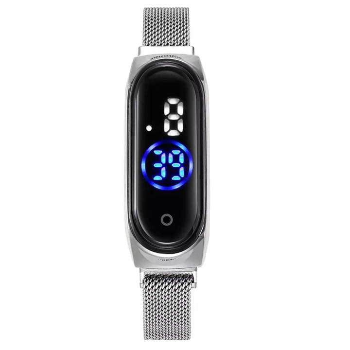 LED Touch Display Magnetic Belt Watch for Girls - 4 Colors Available
