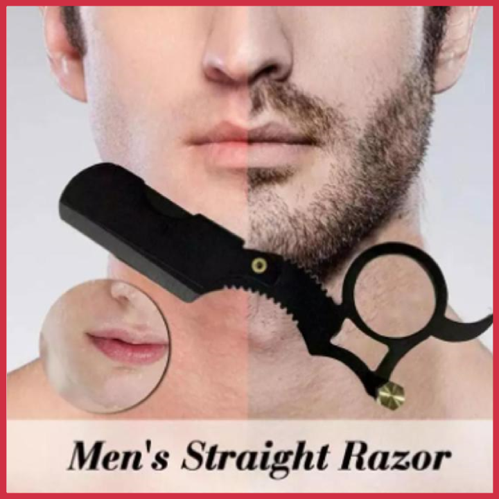 Finger Ring Style Barber Razor For Personal Or Professional Hair Trimmer Men Clean-Shave | Ustra 22 cm | Men Tweezers Razors