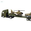 1/64 Scale Tow Truck Pull Back Truck Educational Toys Crane Trailer Tow Truck Toy for Children. 