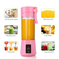 US DEALS – USB Rechargeable Juicer Blender 6 Blades Stainless Steel Material  380ml Electric Mini Juicer Blender For Personal Size Rechargeable Smoothie Maker & Dry Fruit Mixer   Compact Travel Blender for Gym, Office & Home. 