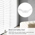 60Pcs Blind Cord Safety Cleat Blind Rope Cleat Window Cord Cleat for Home Office Window Blinds Curtains Sun Shades Ropes. 
