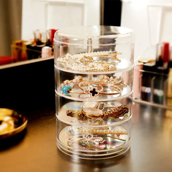 3/%204/5%20Layer%20Transparent%20Rotating%20Jewelry%20Box,%20Fashionable%20Jewelry%20Organizer,%20Earring%20Storage%20Box,%20Cosmetics%20And%20Beauty%20Container%20Jewellery%20Box%20For%20Girls%20-%203%20Models%20Available%20-%20Image%207