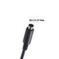 DB9 9 Pin Female to Mini Din 8 Pin Male Converter Cable Cord Genuine Branded. 