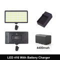 416 LED Lamps Camera LED Video Light Photo Studio With Hot Shoe For DSLR Mirroless SMD 010-B Wth Battery And Charger. 