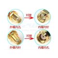 2-piece SMA / RP-SMA female to MHF4 IPEX IPX RF plug Pigtail cable for Mini 0.81mm PCI card intel WIFI Board 10cm 15cm 20cm 30cm. 