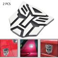 3D Transformer Metal Sticker Badge for Cars, Bikes | Emblem Badge Sticker. 