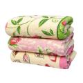 A&G-Pack of 3 - Printed Design Bath Towel Multi Colours - 24 x 48. 
