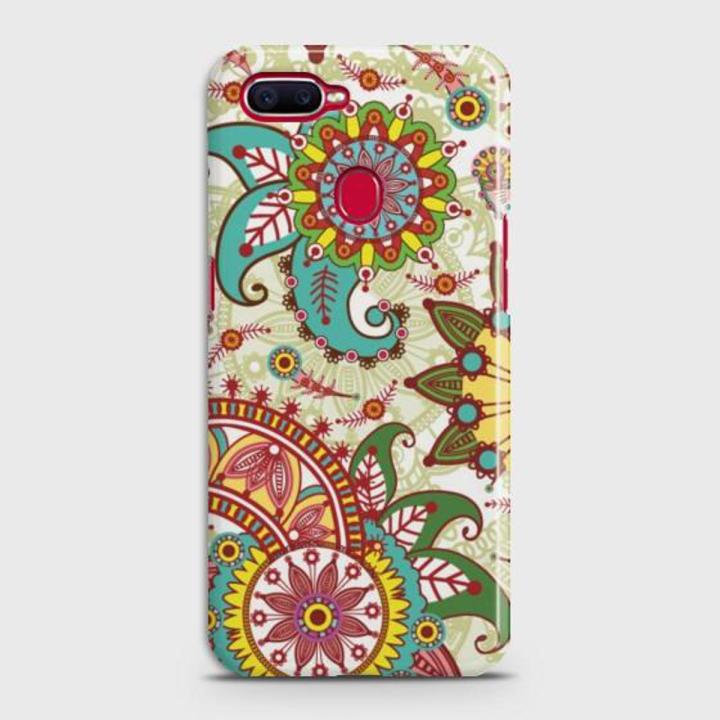 Oppo F9 Cover - SkinLee HQ Hard Case - Seamless Paisley Flowers - SKINLEE-371-1-310-193