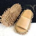【FUN LIVE】 House Cleaning Brush Floor Ground Cleaning Tools Lazy Slippers Cleaning Cloth 1Pair Microfiber Novelty Slippers Style Mops. 