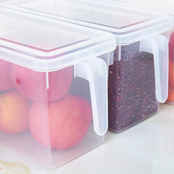Plastic%20Storage%20Containers%20Square%20Handle%203%20Pcs%20Food%20Storage%20Organizer%20Boxes%20with%20Lids%20for%20Refrigerator%20Fridge%20Cabinet%20Desk%20Large%20Fridge%20Organizer%20Food%20Storage%20Containers%20Stackable%20Refrigerator%20Organizer%20Bins%20with%20Lids%20-%20Image%207
