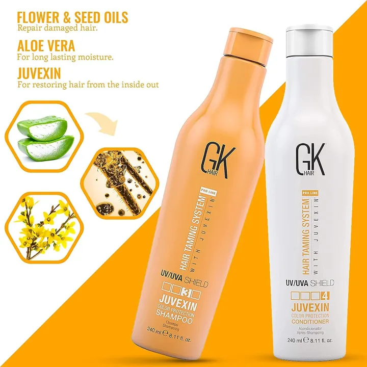 GK%20Hair%20Shield%20Shampoo%20&%20Conditioner%20Kit%20240ml%20%E2%80%93%20UV/%20Sun%20Protection%20for%20Dry,%20Damaged%20Hair%20%7C%20With%20Aloe%20Vera%20&%20Natural%20Oils%20%7C%20Imported%20USA%20-%20Image%203