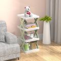 Multi-Layer Shoe Rack Storage Organizer, Foldable Shoe Rack Organizer, Narrow Shoe Rack, Small Vertical Shoe Stand, Space Saving DIY Shoe Storage Rack for Dorm, Entryway, Closet. 