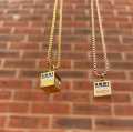 3D Kaaba Necklaces for Women, Islamic Jewelry, Gift for Muslim Friend, Necklace for Muslim, Islamic Art, Muslim Jewelry, Gift for Him. 