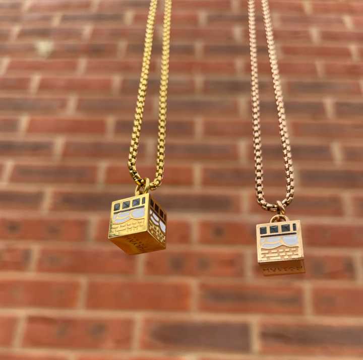 3D Kaaba Necklaces for Women, Islamic Jewelry, Gift for Muslim Friend, Necklace for Muslim, Islamic Art, Muslim Jewelry, Gift for Him