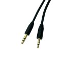 High Quality 2.5mm Male to 3.5mm Male Adapter Cable Work with Car AUX Male to Male for the Record Line Navigation (1.5m). 