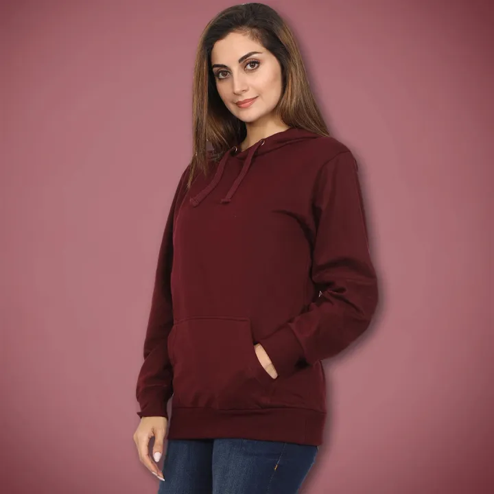 Maroon%20Kangaroo%20Hood%20For%20Women%20-%20Image%204