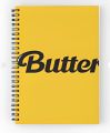 BUTTER BTS MERCH Spiral Notebook. 