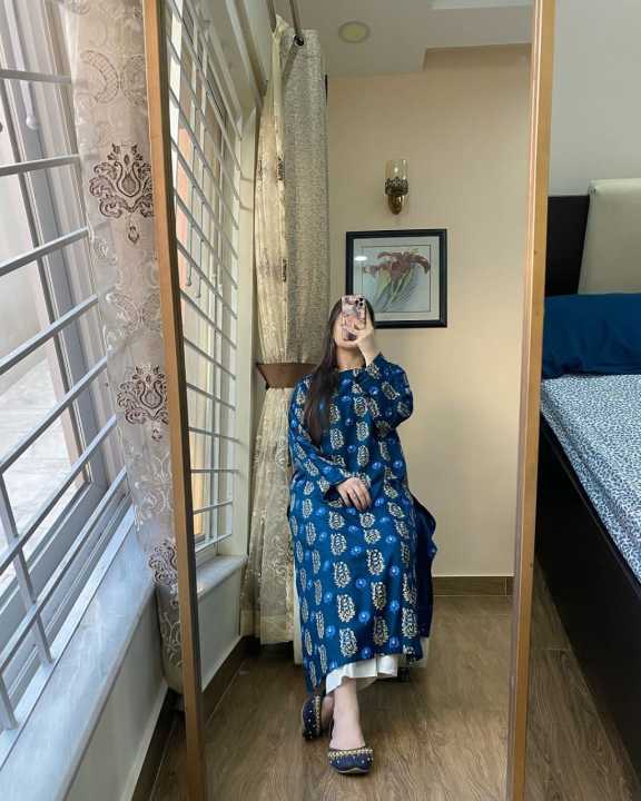 Trendy%20Stitched%20Long%20Length%202pc%20Dress%20for%20women%20-%20Image%203