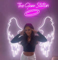 Angel Wings (Pair) Neon Sign - Neon Lights  Neon lights  Neon lights for room  neon lights for room name  light  lights for decoration   lights for room decoration  Wall Decoration items  Wall Decoration items for home  Neon Walls. 