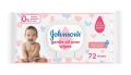 Johnsons Gentle All Over Baby Wipes, 72-Pack. 