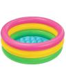 2 feet inflated swimming pool 57107 & 25 Plastic Balls - Multicolour-(K.S.). 