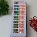 Fashion 24 pcs Set of Chrome Magnetic False Nails / Sticky Glue ADHESIVE Nail / Press on Nails Set For Girls / Artificial Chrome Nails For ladies / Professional and Branded nails for women / Fashion Nahun. 