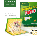 Pack Of 3 Rat killer glue mouse catcher Reusable Expert Catch Mouse Glue Traps Mouse Size Glue Traps Sticky Boards mouse catcher book Insect Lizard Spider Cockroach Rodent Snake Strongly mouse and rat glue trap. 