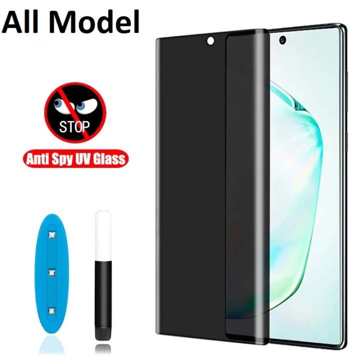 Oneplus 9 Pro Privacy UV Tempered Anti Spy Glass Screen Protector Full Curved Protector For 1+9 Pro