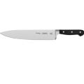 TRAMONTINA (BRAZIL) CENTURY 10" INCHES MEAT KNIFE WITH INOX STAINLESS STEEL BLADE AND BLACK POLYCARBONTE HANDLE. 