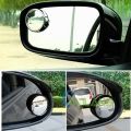 Car round mirror Rear view Blind spot Wide-angle lens - 2 pcs. 