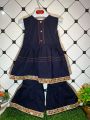 Kids Girl Designer Sharara Suit Top design Baby frock Ghrara dress ghrara dress for baby girls Baby frock for summer 3to4 year baby dress garara for girls ( Size 3 Yrs To 9 Yrs). 