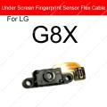 Under Screen Fingerprint Sensor Flex Cable For LG G8X G9 V50S V60 ThinQ Velvet 5G G900 Fingerprint Sensor Ribbon Replacement. 