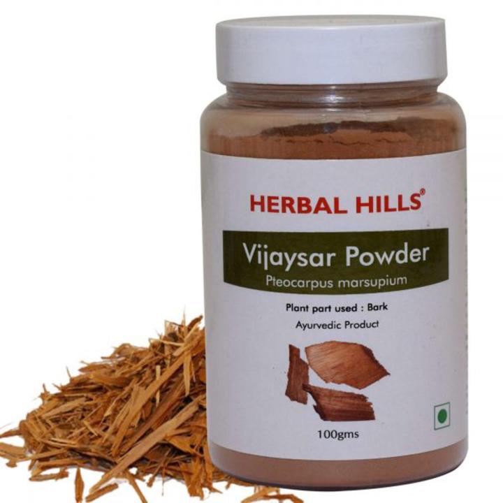 Herbal Hills: Leading Vijaysar Powder Manufacturer (Pteocarpus Masupium) – Sugar Control Supplement  200gm