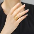 【2023NEW】COOLTIME Yoga Hindu Lotus Open Rings Stainless Steel Meditation Kali Yantra Rings for Women Fashion Jewlery Gift 2023 New in. 