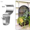 5 Pieces Vinyl Siding Hooks Hanger Outdoor Hook for Festival Garden Flat Head. 