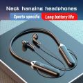 M10 Neckband (Digital Display) TWS (True Wireless Stereo) Bluetooth Earphones Headset With HiFi Stereo Sound (Connected With All Bluetooth Devices).. 
