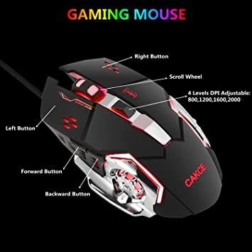 Wireless  and Bluetooth Mouse Rechargeable RGB Light Silent Click Matte Gaming Mouse Ergonomics Computer Office Laptop