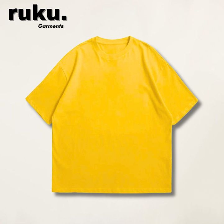 Ruku%20Garments%20Oversized%20Plain%20Drop%20Shoulder%20T-shirt%20Pack%20Of%205%20Single%20Jersey%20%20Cotton%20Stuff%20-%20Image%206