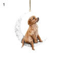 Hanging Pendant Flat Car Rearview Mirror Backpack Pendant. 