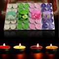 Pack of 10 Perfumed Candles Smokeless Tea Light Scented Candle for Home Party Wedding Decoration. 