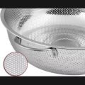 30cm Fruits Washer Bow Rice Washing Stainless Steel Kitchen Fruit Vegetable Rice Washing Baskets (3 Sizes Mentioned in variation) Drain Basin Basket Kitchen Fruit Vegetable Rice Washing Baskets ki. 