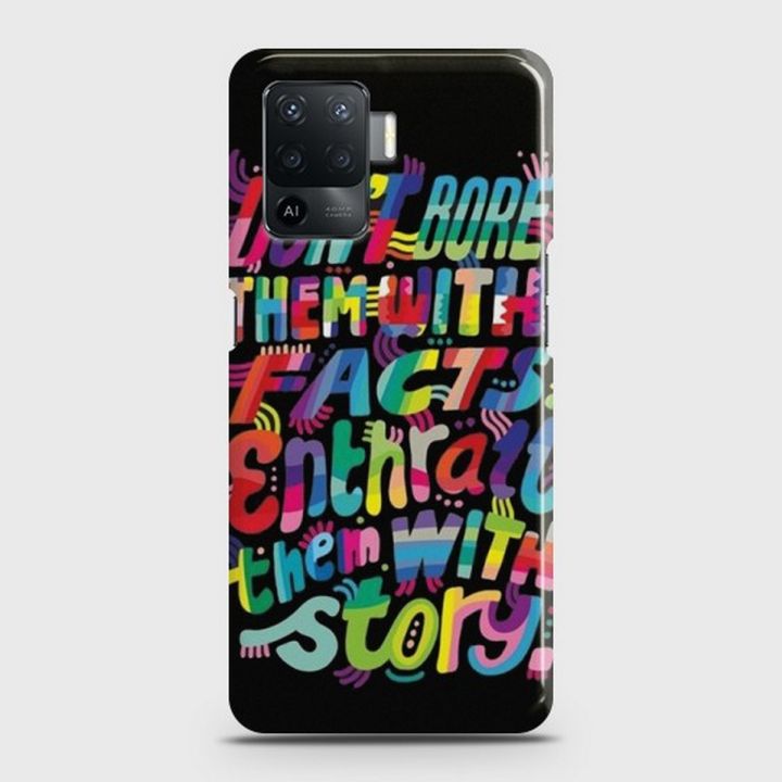 Oppo F19 Pro Cover - SkinLee HQ Hard Case - Gorgeously Illustrated Typography - SKINLEE-488-1-829-633