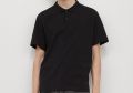 Polo Shirt Black 100% Cotton Knitted Export Quality for Men's Vicuna. 
