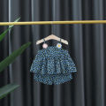 (0-3 Years Old) Baby Girl Set Two Piece Summer Cotton Cute All Over Chrysanthemum Sling Shorts Set For Baby Kids Korean Beach Set For Kids Girls. 
