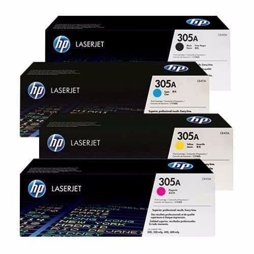 HP 305A Colour Toner Cartrige set