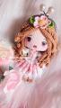 Chihiro hand writer original doll wool doll accessories diy crystal patch mouth surprised small incisors. 