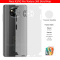 Xiaomi Poco X3 / X3 Pro Skin/Wrap 360 Protection Carbon fiber/ Matte/ Transparent/ Leather Back And Sides Included Camera Skin. 
