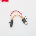 Original Oneplus Earphone Jack Adapter Type-C To 3.5mm Headphone Converter Cable For OnePlus 6T 7 7Pro 7T 7T Pro 8 8Pro Headphone Jack Adapter Audio Aux Cable Phone Accessories Oneplus 10 Pro 9 10R 9R 9RT 9Pro One Plus Nord 2 5G. 