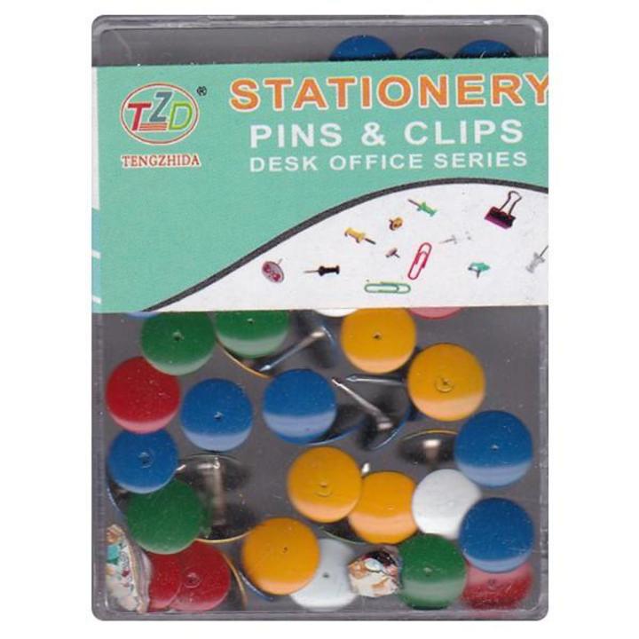 Puch Pins Coloured 50Pcs
