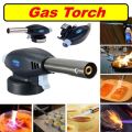 915 Outdoor Camping BBQ Flame Gas Torch Automatic Piezoel electricity Ignite Soldering Welding. 